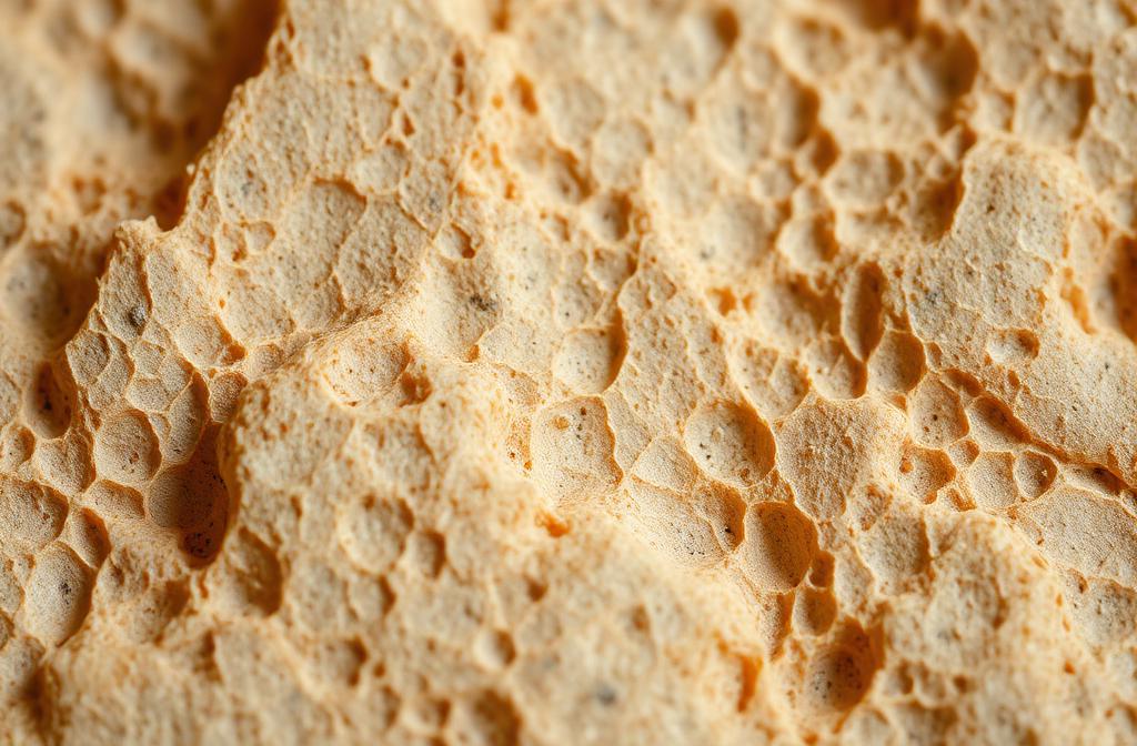Macro photograph of warm stone texture